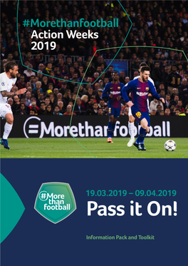 2019 #Morethanfootball Information Pack.Pdf