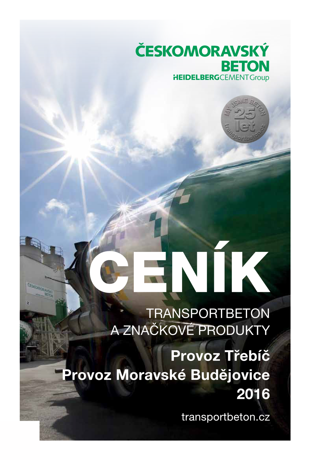 Provoz Třebíč Provoz Moravské Budějovice 2016 Transportbeton.Cz Základní Informace