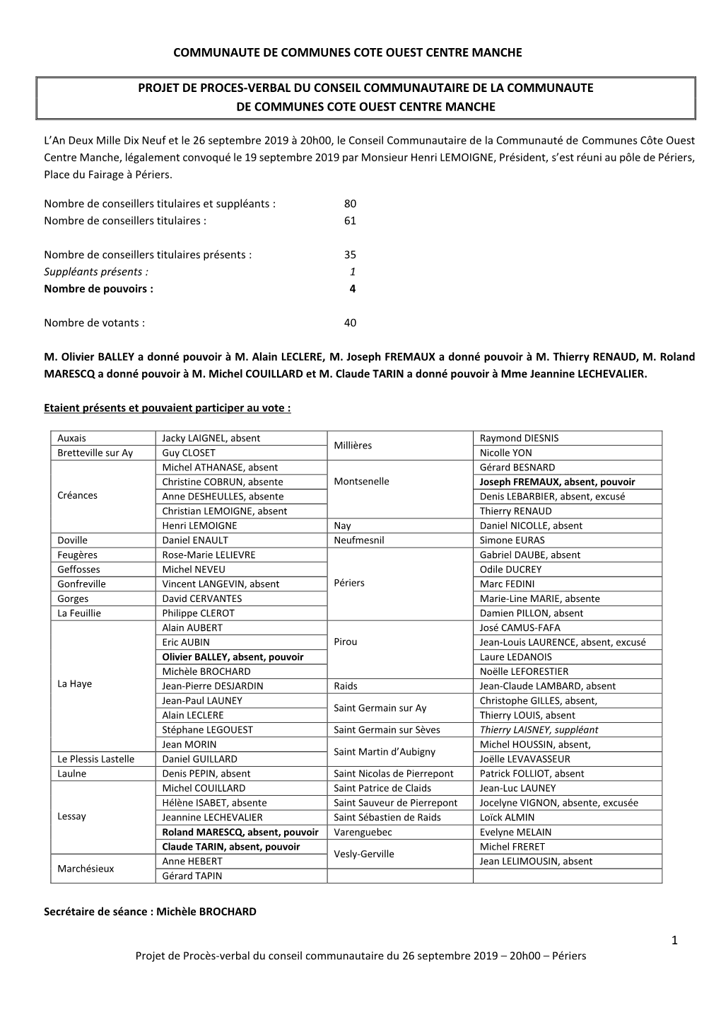 Communaute De Communes Cote Ouest Centre Manche