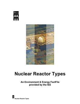 Nuclear Reactor Types