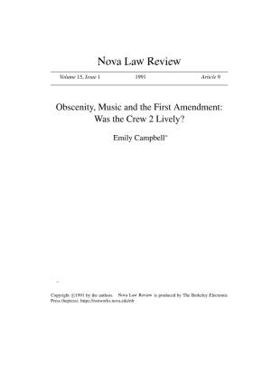 Nova Law Review