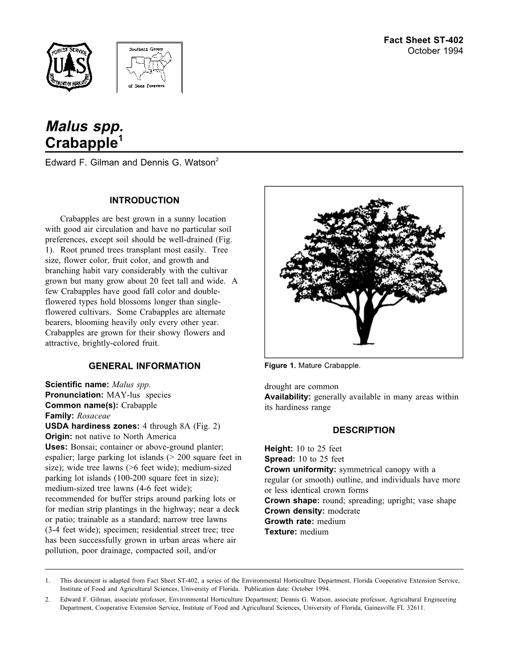 Malus Spp. Crabapple1 Edward F