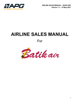 AIRLINE-Sales-Manual-ID-V1.1 As at 19 May 2021.Docx