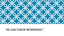 The Lean Startup Methodology Important Authors and Entrepreneurs