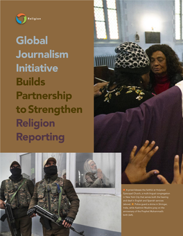 Global Journalism Initiative Builds Partnership to Strengthen Religion Reporting