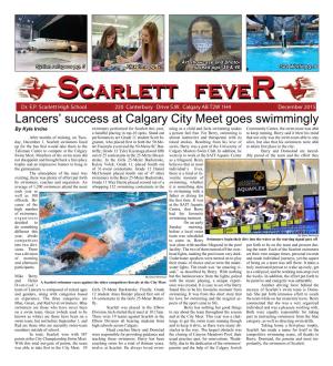 Lancers' Success at Calgary City Meet Goes Swimmingly