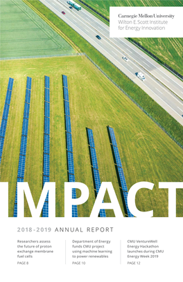 Scott Institute 2019 Annual Report