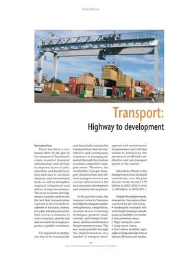 Transport: Highway to Development