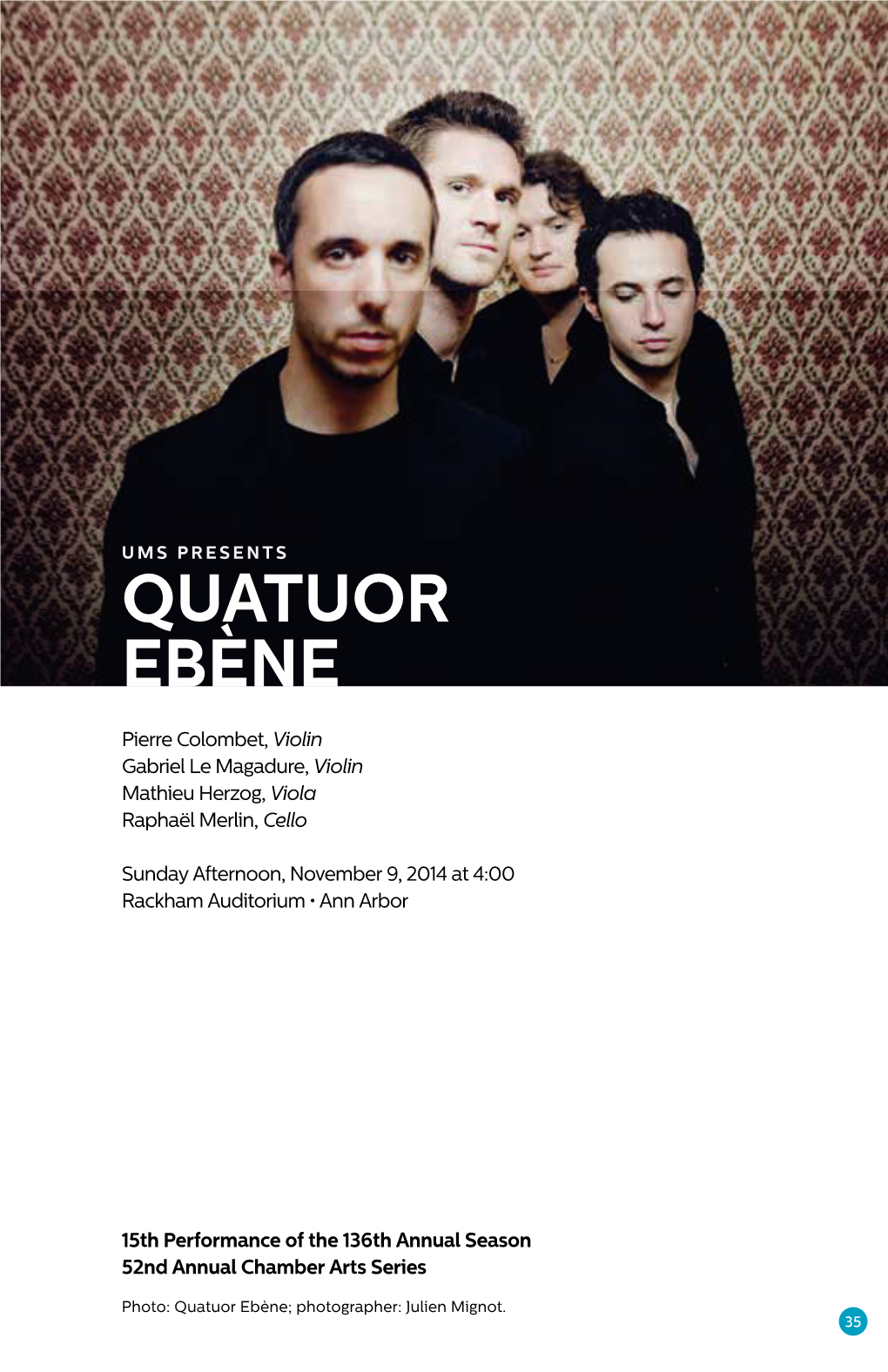 Quatuor Ebène