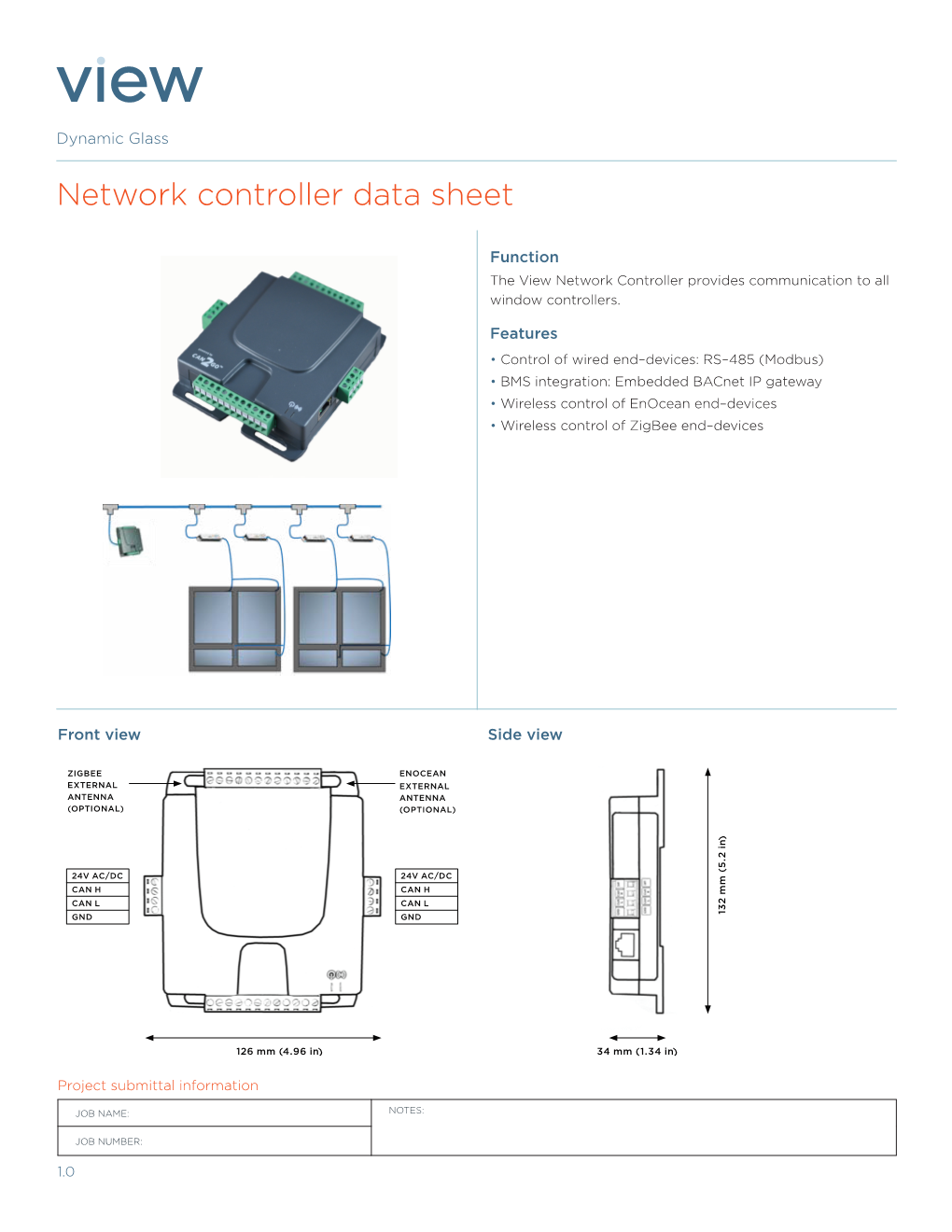 Network Controller Data Sheet