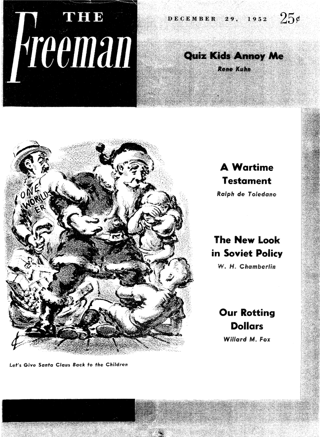 The Freeman December 1952