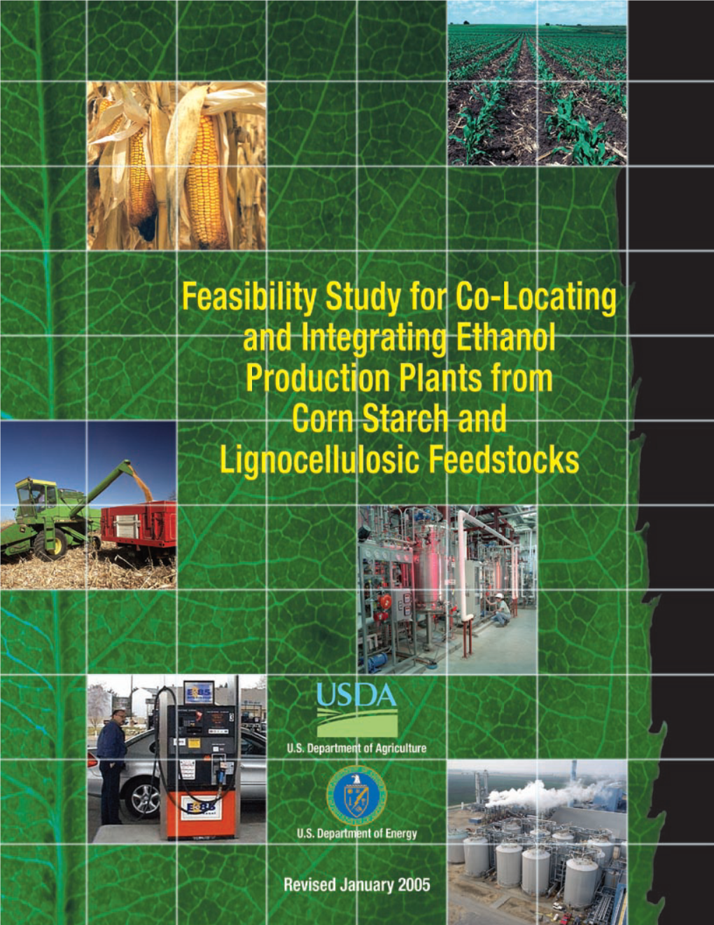 Feasibility Study for Co-Locating and Integrating Ethanol Production Plants from Corn Starch and Lignocellulosic Feedstocks