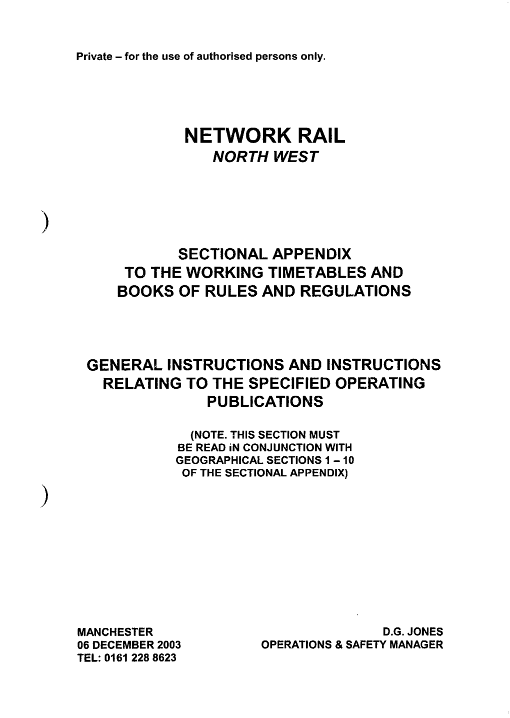 Network Rail North West