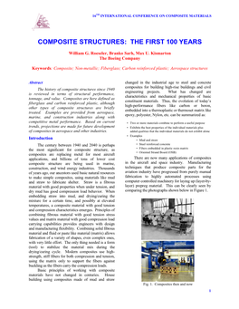 Composite Structures Since 1940 Engineering Projects