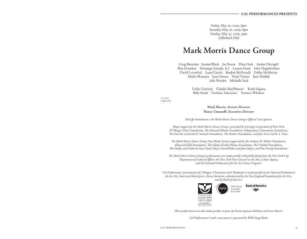 Mark Morris Dance Group