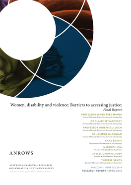 Women, Disability and Violence