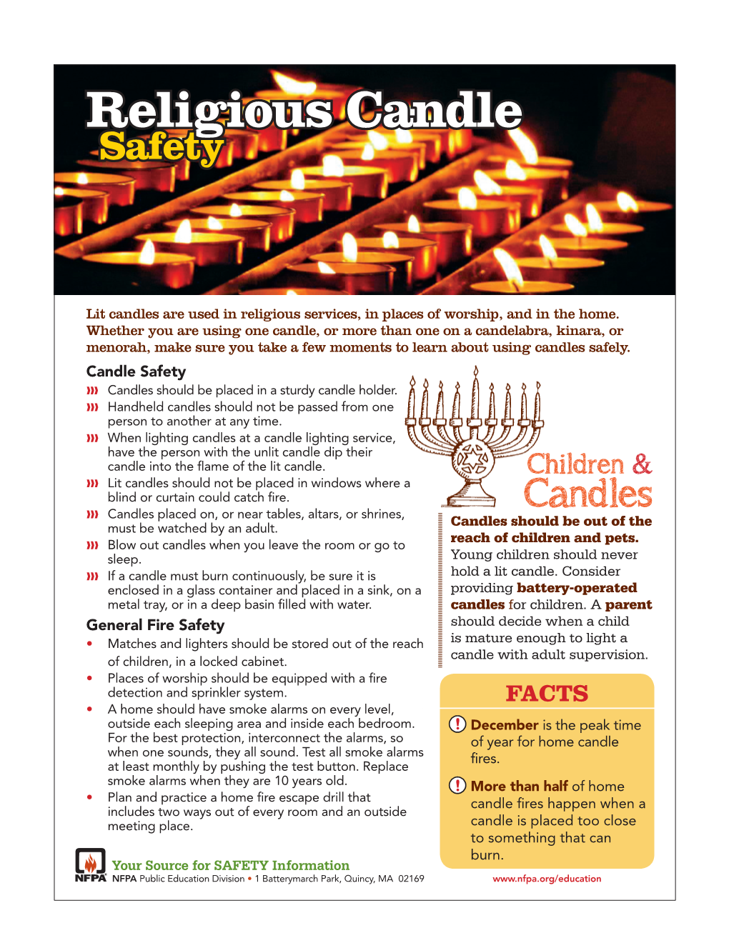 Religious Candle Safety