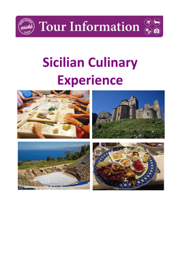 Sicilian Culinary Experience