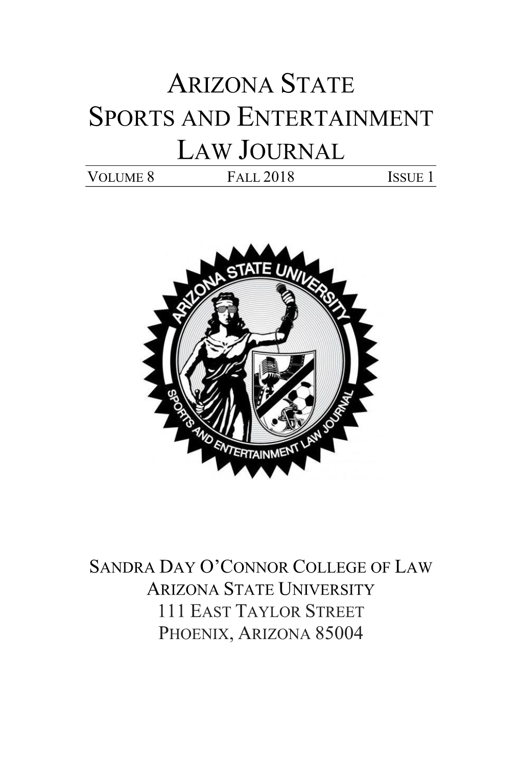 Sandra Day O'connor College of Law Arizona State University