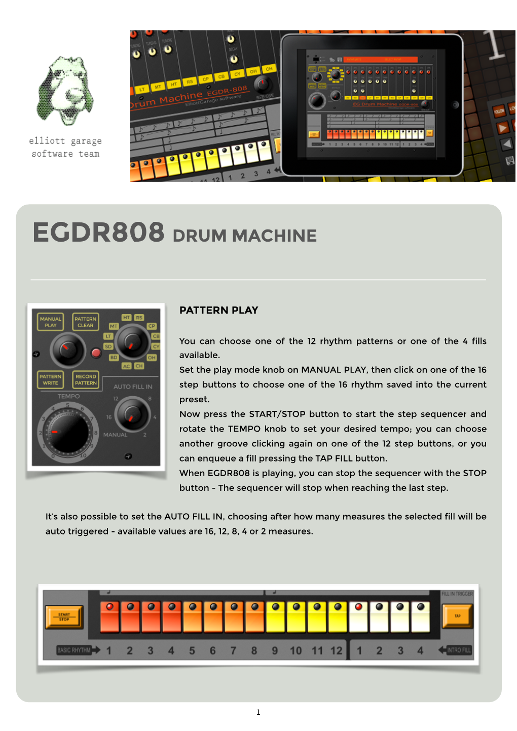 Egdr808 Drum Machine