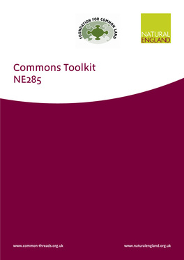 Commons Toolkit NE285