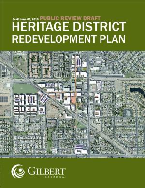 HERITAGE DISTRICT REDEVELOPMENT PLAN This Page Has Been Intentionally Left Blank