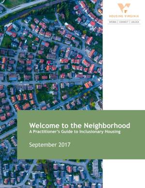 Practitioner's Guide to Inclusionary Housing