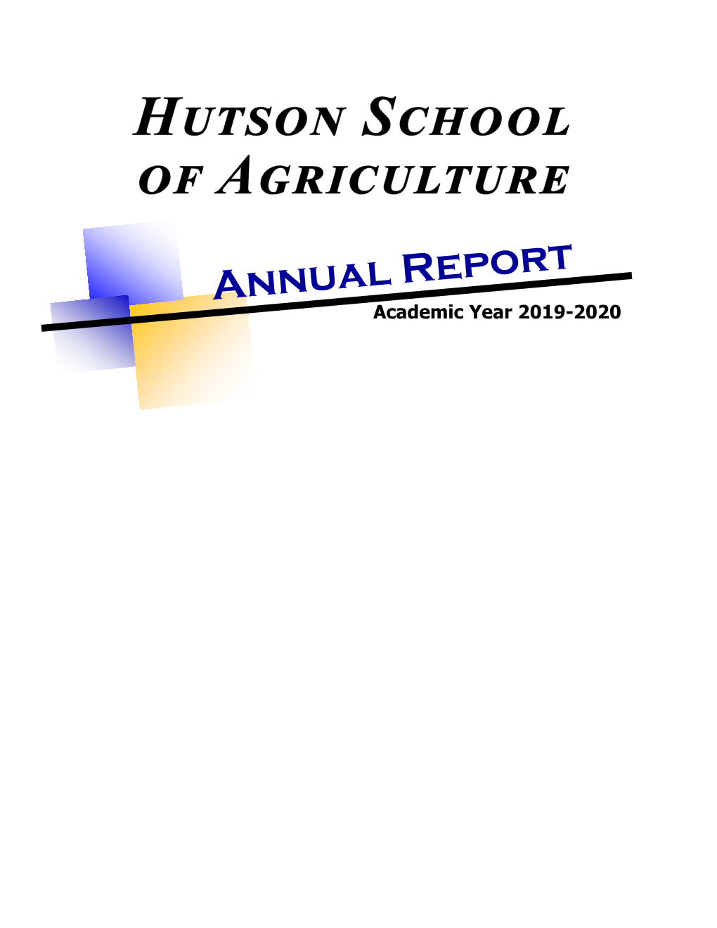 Annual Report: 2019-2020