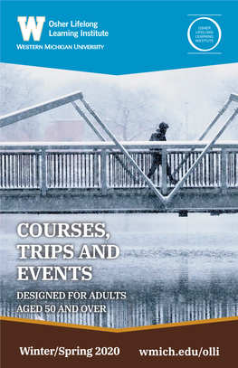Courses, Trips and Events Designed for Adults Aged 50 and Over