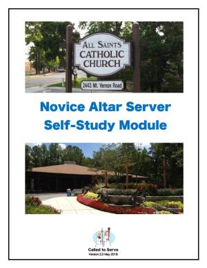 Novice Altar Server Self-Study Module