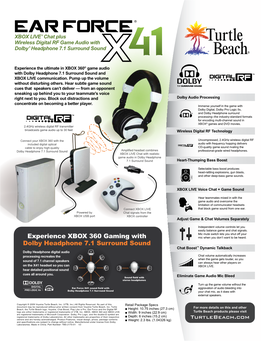 Experience XBOX 360 Gaming with Dolby Headphone 7.1 Surround