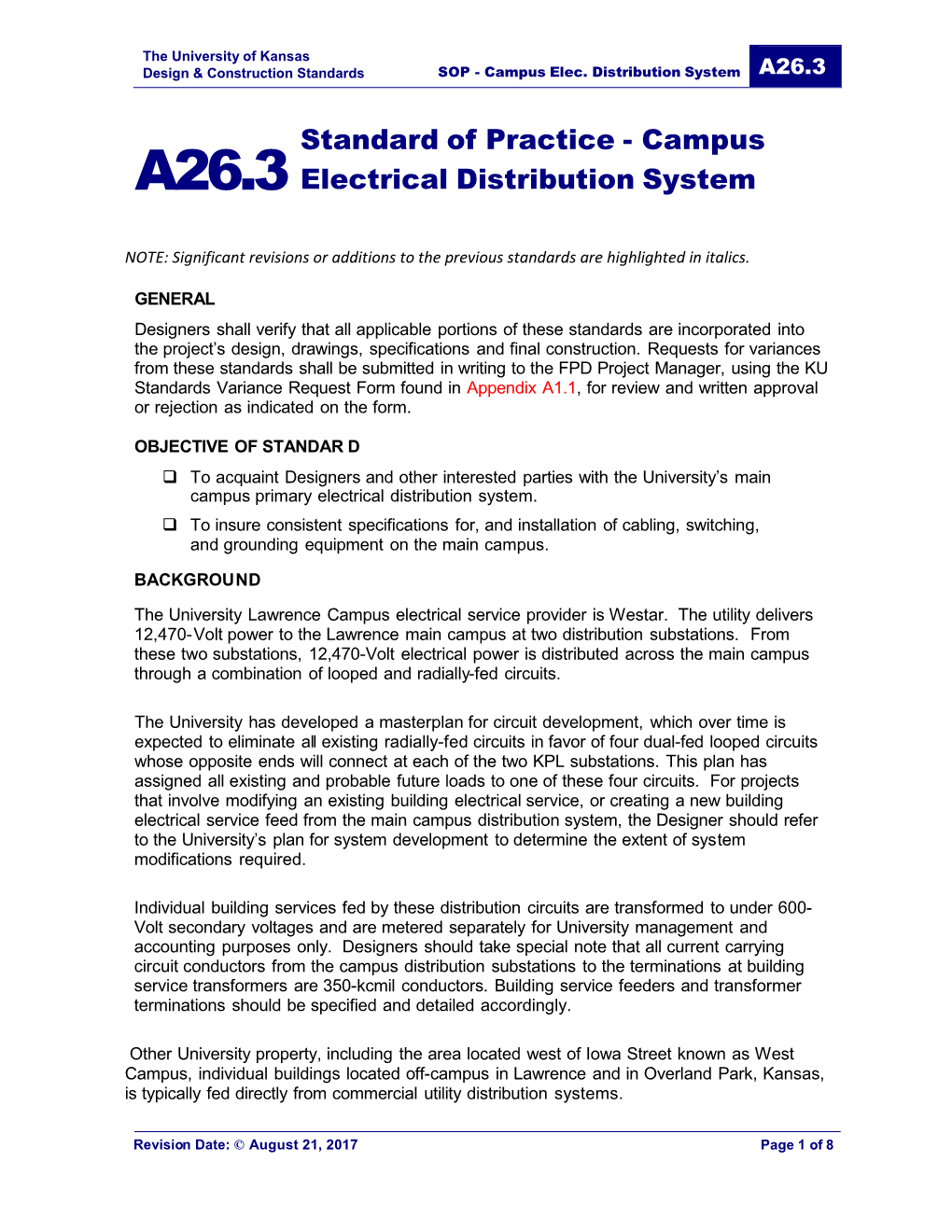 Campus Electrical Distribution System Includes a Comprehensive Grounding Grid