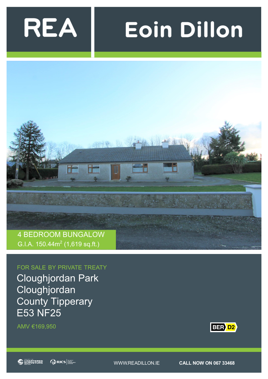 Cloughjordan Park Cloughjordan County Tipperary E53 NF25