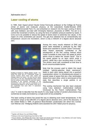 Laser Cooling of Atoms