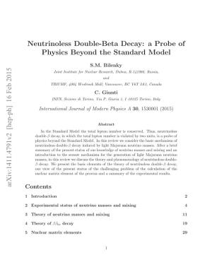 Neutrinoless Double-Beta Decay: a Probe of Physics Beyond The