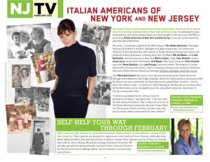 Italian Americans of New York and New Jersey, a Two-Part Series Hosted by Journalist Maria Bartiromo