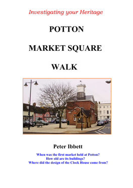 Potton Market Square Walk
