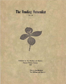 The Reading Naturalist No