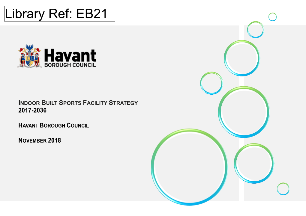 EB21 Indoor Built Sports Facility Strategy