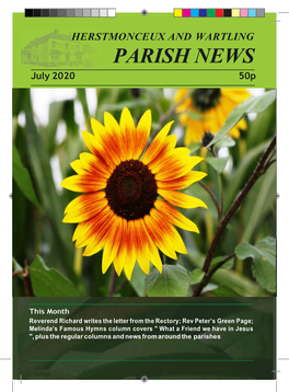 PARISH NEWS July 2020 50P