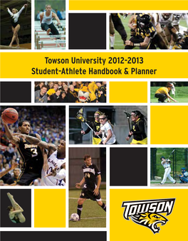 Towson University 2012-2013 Student-Athlete Handbook & Planner