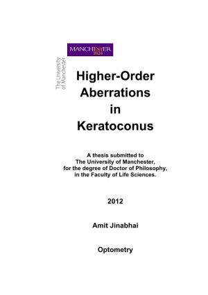 Higher-Order Aberrations in Keratoconus
