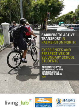 Barriers to Active Transport in Palmerston North