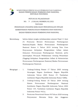 (7) Peraturan Menteri Perencanaan Pembangunan Nasional Nomor 6