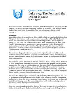 Luke 4–5 Notes (PDF)
