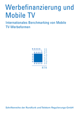 Werbefinanzierung Und Mobile TV Internationales Benchmarking Von Mobile TV-Werbeformen