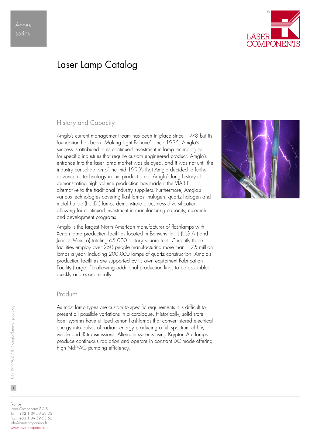 Laser Lamp Catalog