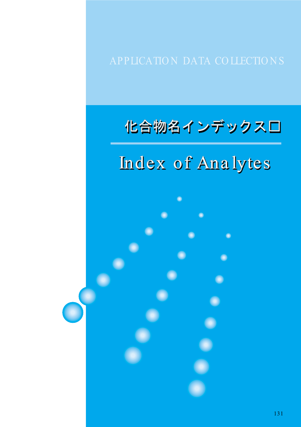 Index of Analytes