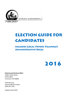 Election Guide for Candidates