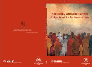 Nationality and Statelessness: a Handbook for Parliamentarians